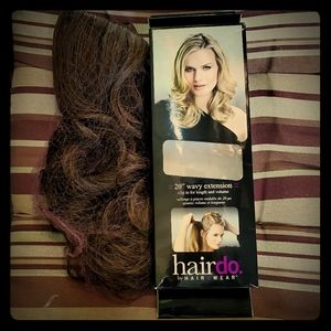 SOLD Hair U Wear 20" wavy extension-Chestnut brown